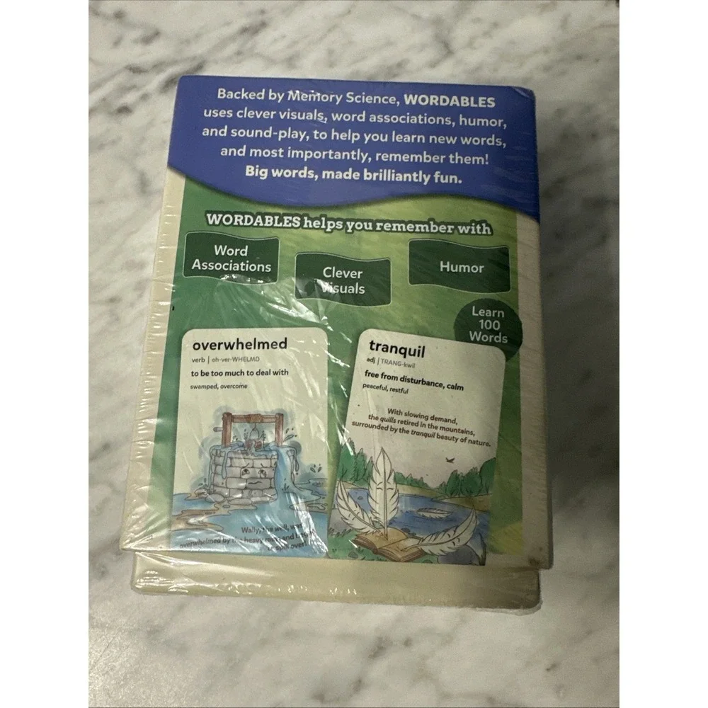 Skillmatics Vocabulary Flash Cards‎ for Kids - Learn 100 Words with Wordplay